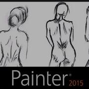 Painter 2015 Particle Feather Sketch Brush Featuring Cher Pendarvis