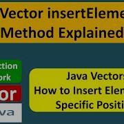 Java Vector InsertElementAt Method Explained Java Collection Framework