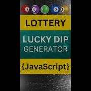 Lottery Lucky Dip Generator JavaScript Shorts