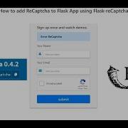 How To Add ReCaptcha To Flask App Using Flask ReCaptcha