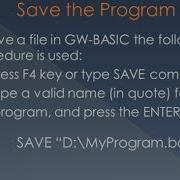 Computer 10th Lecture5 Writing Program In GW BASIC