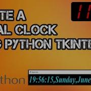 How To Make Digital Clock Using Python Python Project 2021