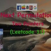 Next Permutation Leetcode 31 C Two Pointers Amazon Google