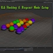 Lightwave 11 6 Flocking Raycast Node Setup Part 1