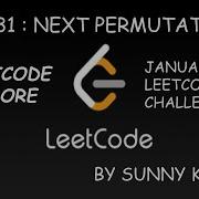 NEXT PERMUTATION LEETCODE EXPLORE DAY 31