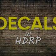 Teaser Decals In Unity HDRP