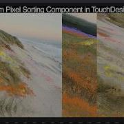 Audio Reactive Pixel Sorting Image Filter Component In Touchdesigner Project File