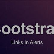 Bootstrap 3 Tutorial 57 Links In Alerts