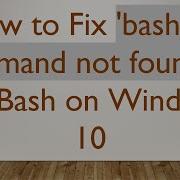 How To Fix Bash Ls Command Not Found In Git Bash On Windows 10