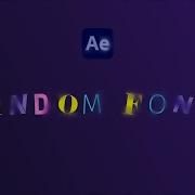 Random Letter Styles In After Effects Tutorial