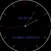 C Program For Analogue Clock