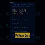 Python Quiz 13 Python Coding Programming Shorts Thecodeschool