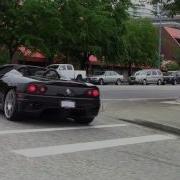 WOW Ferrari 360 Spider Black INSANE SPEED AWAY