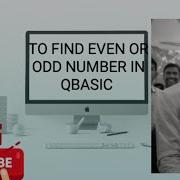 Write A Program To Enter A Number And Check Whether It Is Even Or Odd QBASIC Program