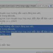 Hướng Dẫn Sử Dụng BBcode