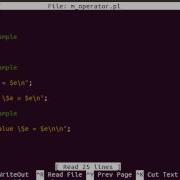 Perl Miscellaneous Operators Example