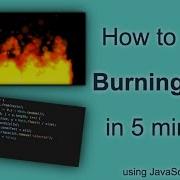 Create Burning Fire Animation Using JavaScript JavaScript Canvas Tutorial HTML5 Canvas