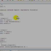 Basic ANIMATION In Java TUTORIAL Side Scrolling Text Draw On Applet Help