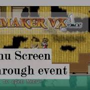 RPG Maker VX Ace Basic Open Menu