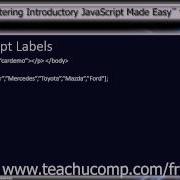 JavaScript Training Tutorial JavaScript Labels