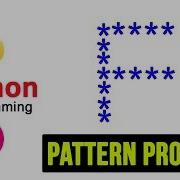 Python Pattern Programs Printing Stars In F Shape