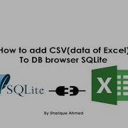 How To Get Excel File Data In Sqlite 2020