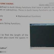 QBASIC LEN Function SPACE Function Computer Knowledge