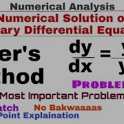 5 Euler S Method Concept Problem 1 Numerical Solution Of Ordinary Differential Equations