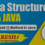 Stack Peek Method In Java Data Structures Using Java Naresh IT