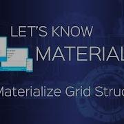 Materialize CSS Crash Course Grid Structure