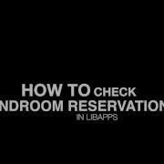 How To Check Soundroom Reservations In Libcal