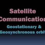 Satellite Communication Geostationary And Geosynchronous Orbit HD