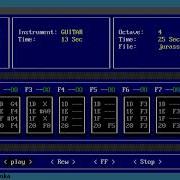 FM Song Music DOS Music Tracker Software Written In Quick Basic FmSong QBasic Retro Music
