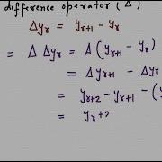 Finite Difference Operators Backward Central Difference Averaging Shift Operator