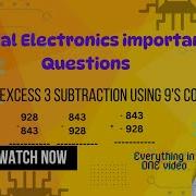 Ex 3 Number Subtraction Using 9 S Compliment 11 Every Concept Education Number System