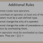 C Lesson 15 7 0 Overloading Operators