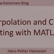 MATLAB Interpolation And Curve Fitting