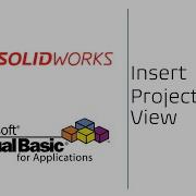 Solidworks VBA Macro Insert Projection View