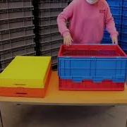 How To Fold And Unfold A Collapsible Crates