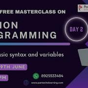 Day 02 Python Programming Basic Syntax And Variables Pantech ELearning