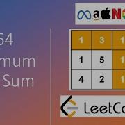 Minimum Path Sum Dynamic Programming Python LeetCode 64