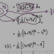 Video 2998 Arc Length Parametrization Position Vector Practice