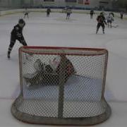 Ice Hockey Goalie Double Stack Pad Save Two Pad Stack Save