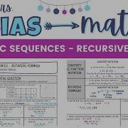 Geometric Sequences Recursive Formula Algebra 1 Lesson