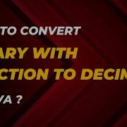 How To Convert Binary With Fraction To Decimal In Java Coding Skills