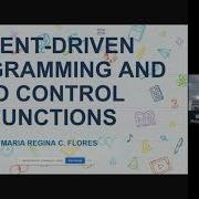Lesson 5 Event Driven Programming Part 1