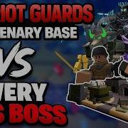 100 Riot Guards Mercenary Bases VS Every TDS Boss Roblox Tower Defense Simulator