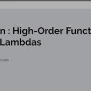 Kotlin Higher Order Function Lambdas