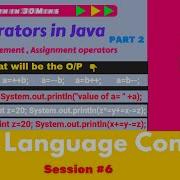 Operators In Java Increment Decrement Operators Compound Assignment Operators Interview Q A