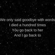 Amy Winehouse Back To Black Lyrics